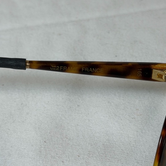 INSANE Ralph Lauren Made in France Vintage Tortoise Shell Sunglasses Round Frame main image 7